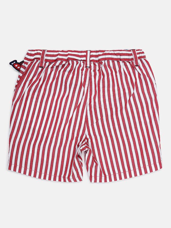 Red And White Striped Shorts image number null